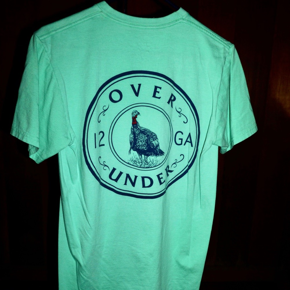 Unisex small Over and Under tee